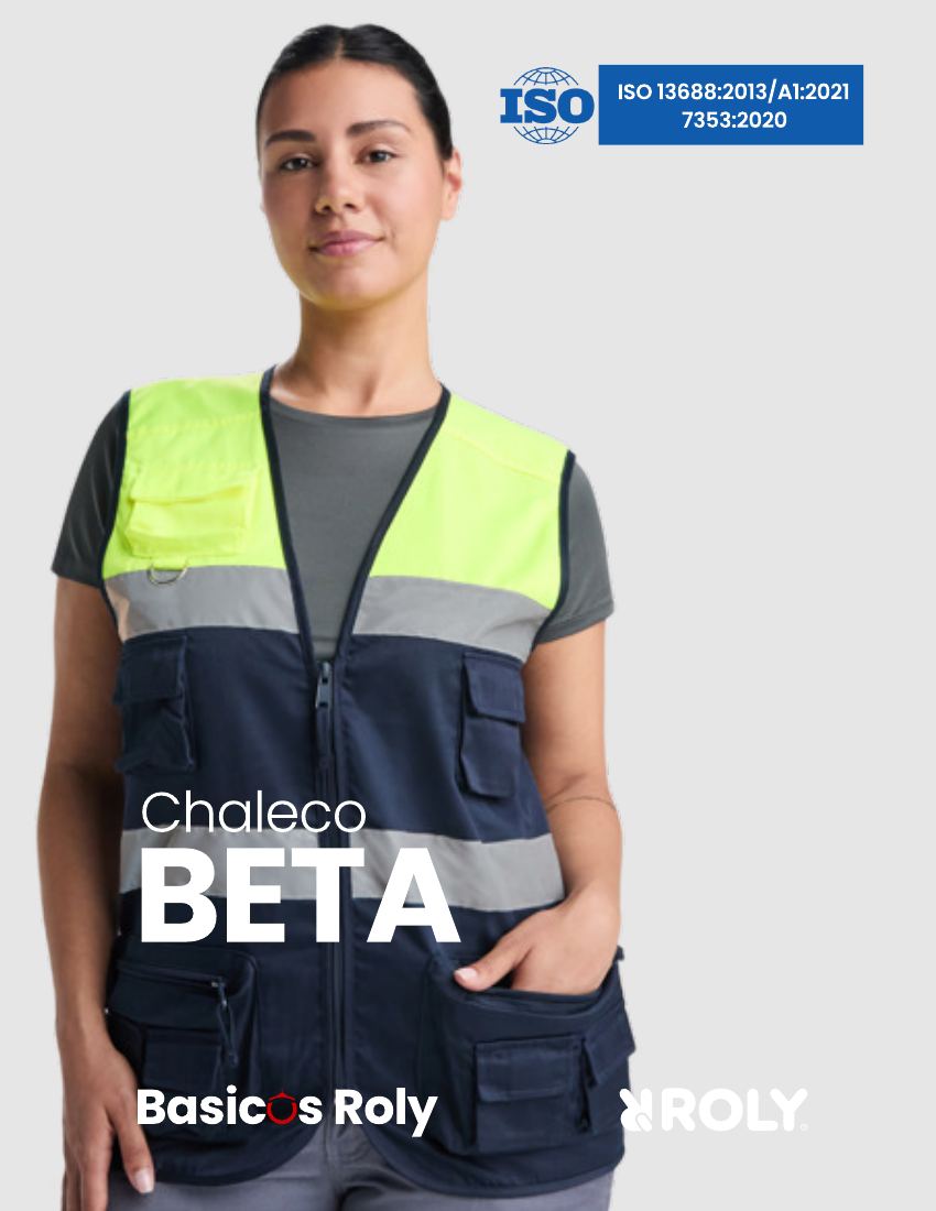 Página 18 del catálogo: Beta, con descripción, colores y precio