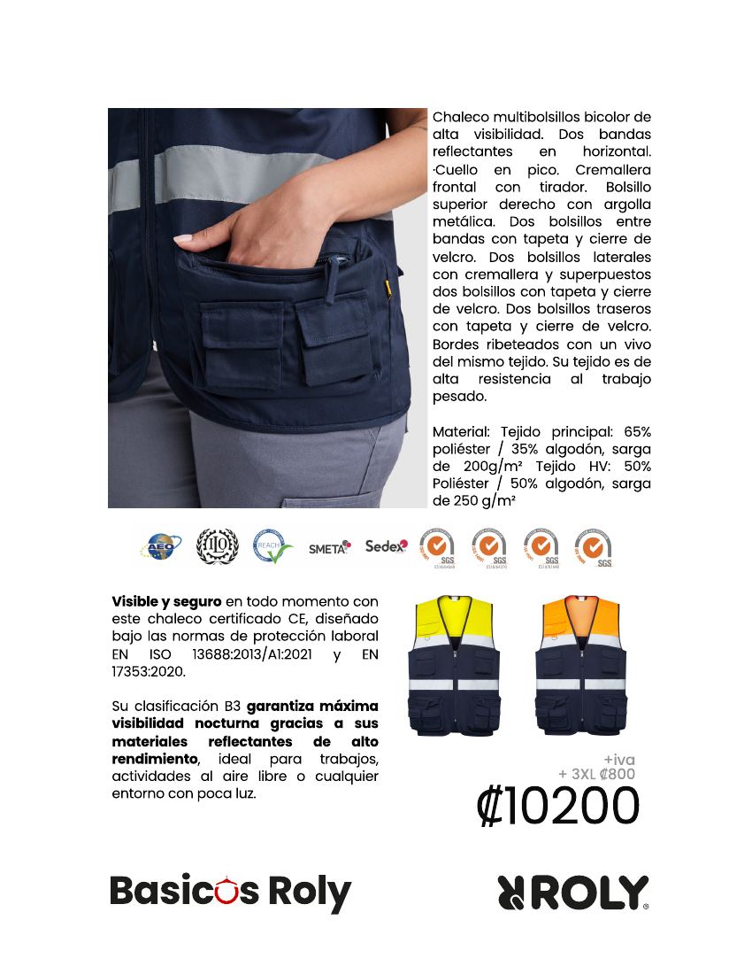 Página 19 del catálogo: Beta, con descripción, colores y precio