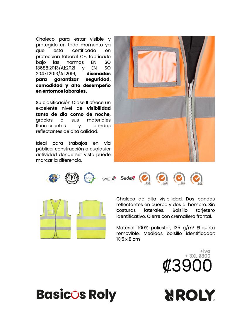 Página 21 del catálogo: Polux, con descripción, colores y precio